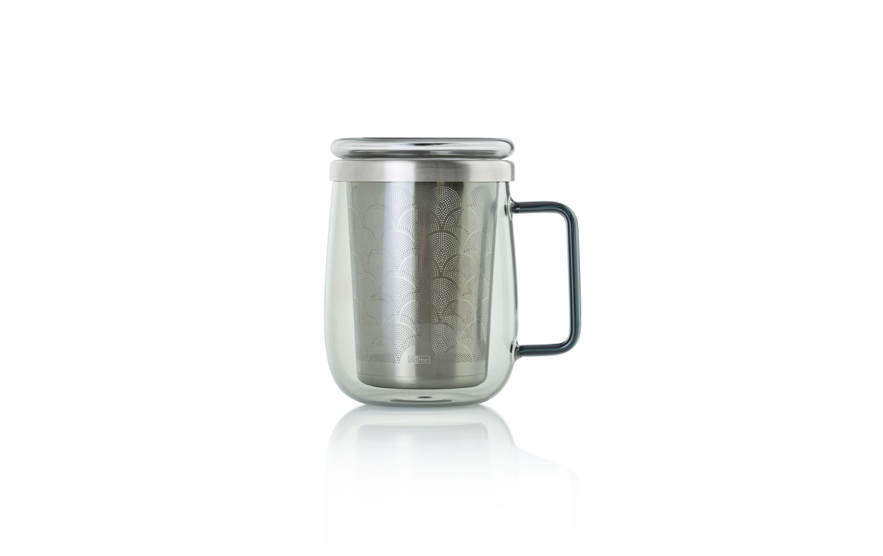 Tee-Set Yuna 560 ml, 1 Stück, Silber/TransparentTee-Set mit Teefilter