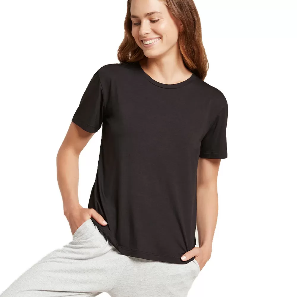 Boody Boyfriend T-shirt Black - 1 stk