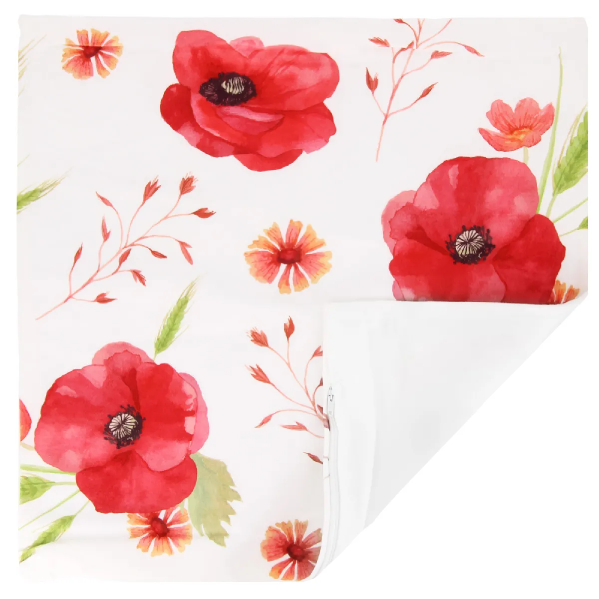 AVIZAR - Lot de 2 - Motif Coquelicot