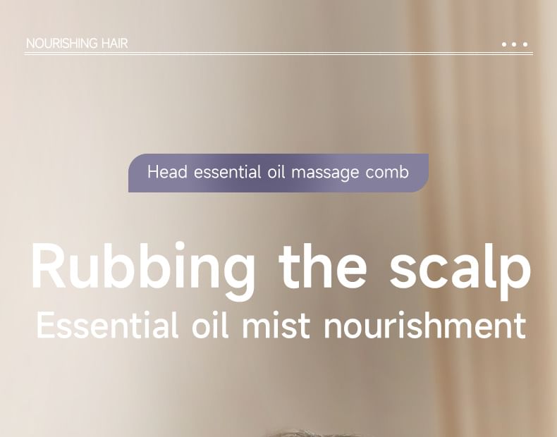 Beautyronics - USB oplaadbare hoofd- en hoofdhuidmassageborstel