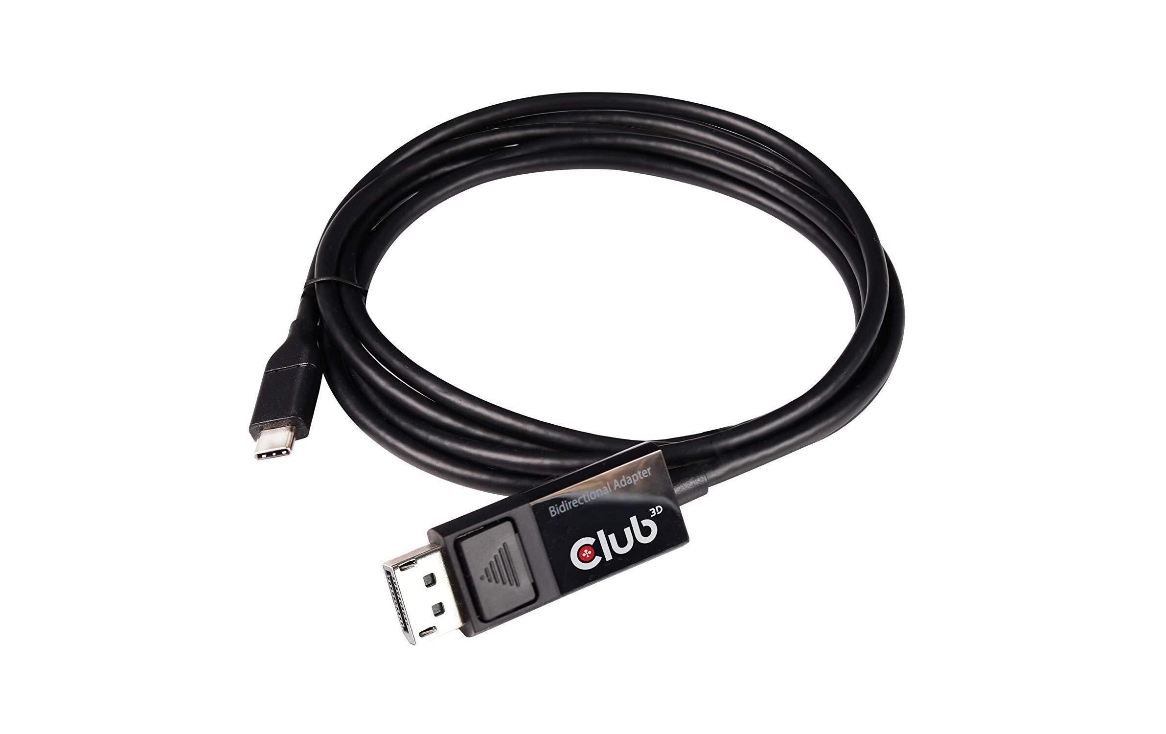 Adapter USB Type C Kabel auf DP 1.4 8K60HzUSB Typ Cauf DisplayPort 1.4 Kabel 8K60Hz, Bidirektional