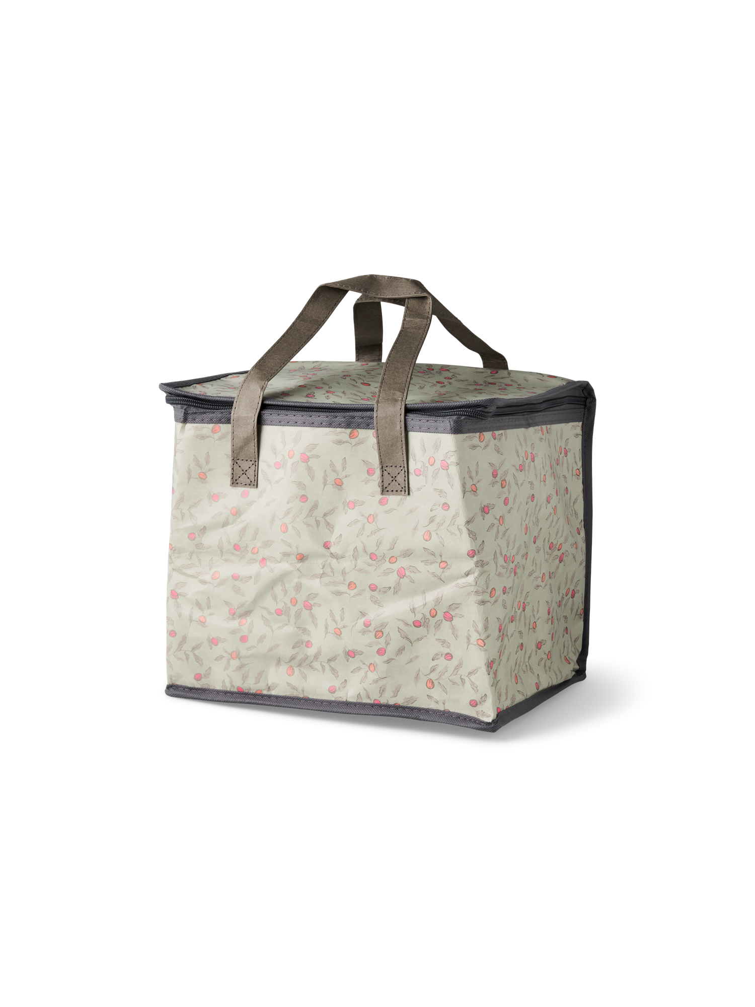 Køletaske | Vaskbart kraftpapir og EPE. 30 x 25 x 25 cm. | Dusty Green