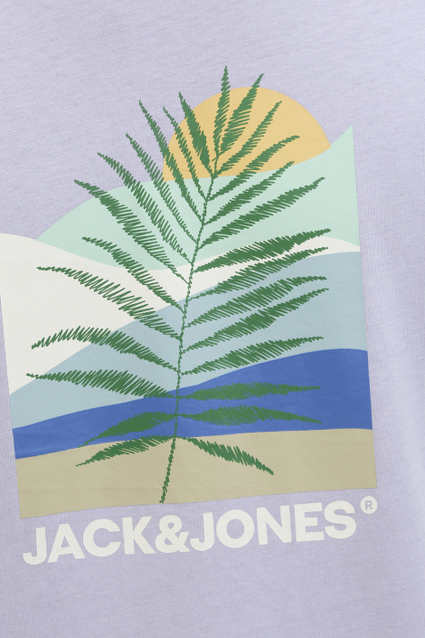 Jack & Jones paarse heren t-shirt