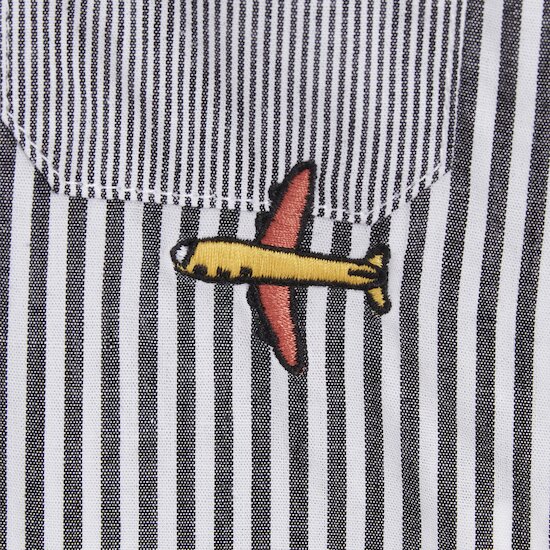 Escapade au Soleil Chemise manches longues Rayure   Rayure Aloa        de               Marèse