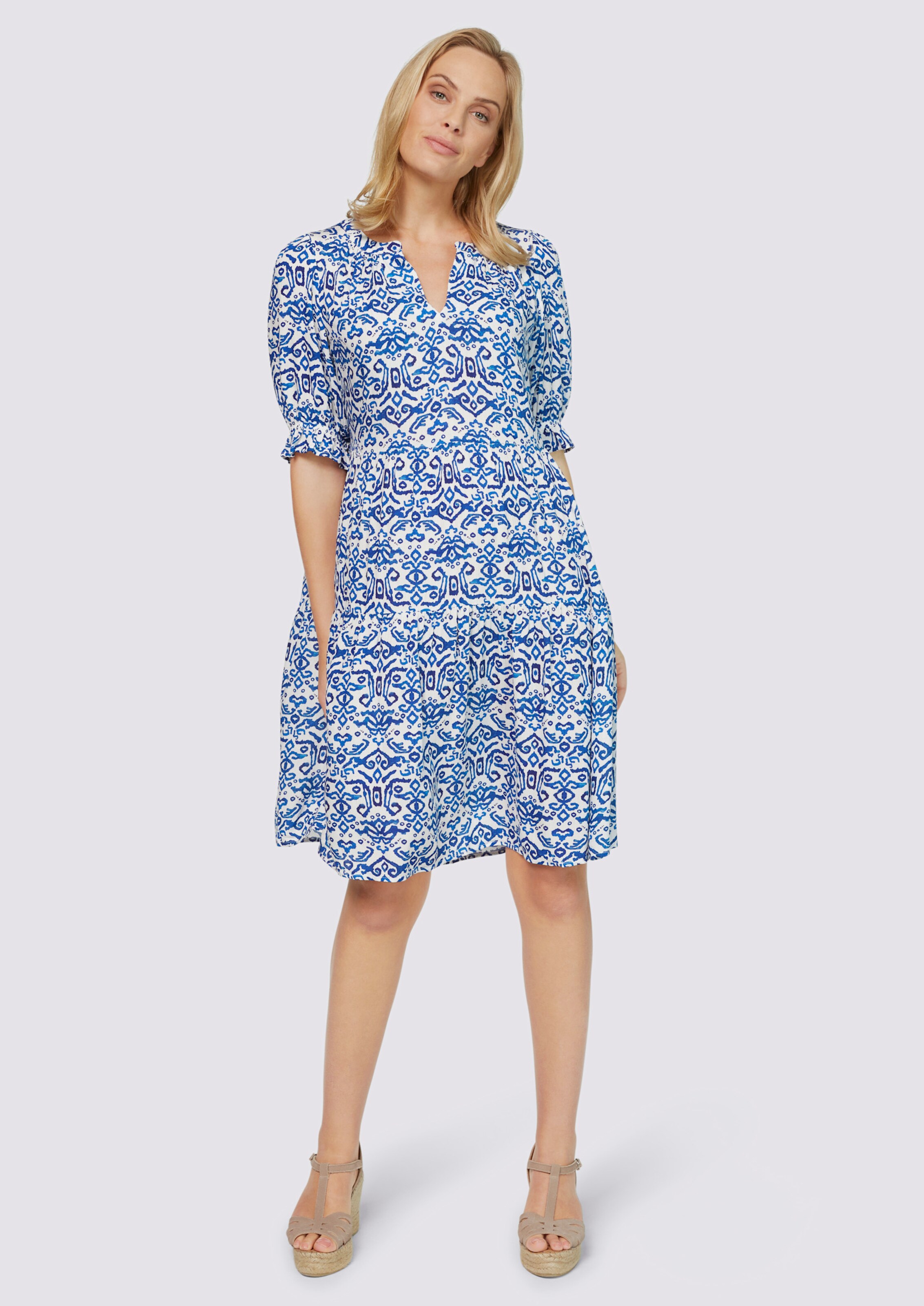 Druck-Kleid