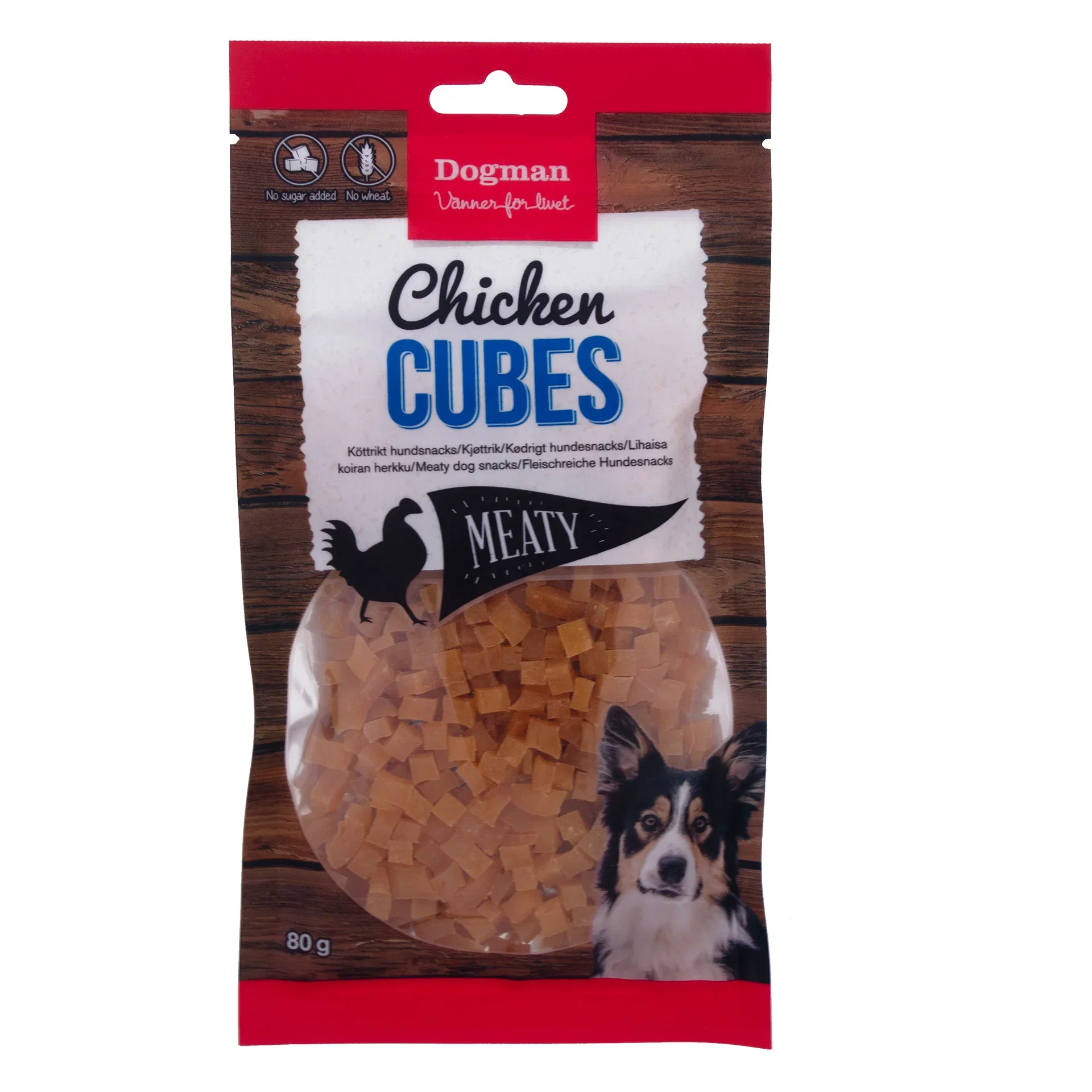 Dogman Dogman Chicken cubes 80 g