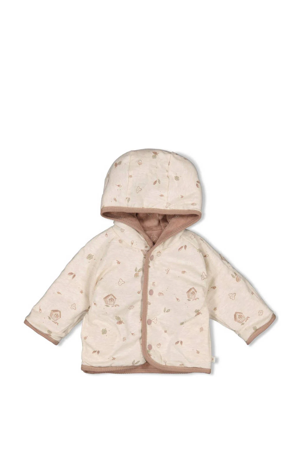 Feetje reversible tussenjas Fall Favorites lichtbruin/beige