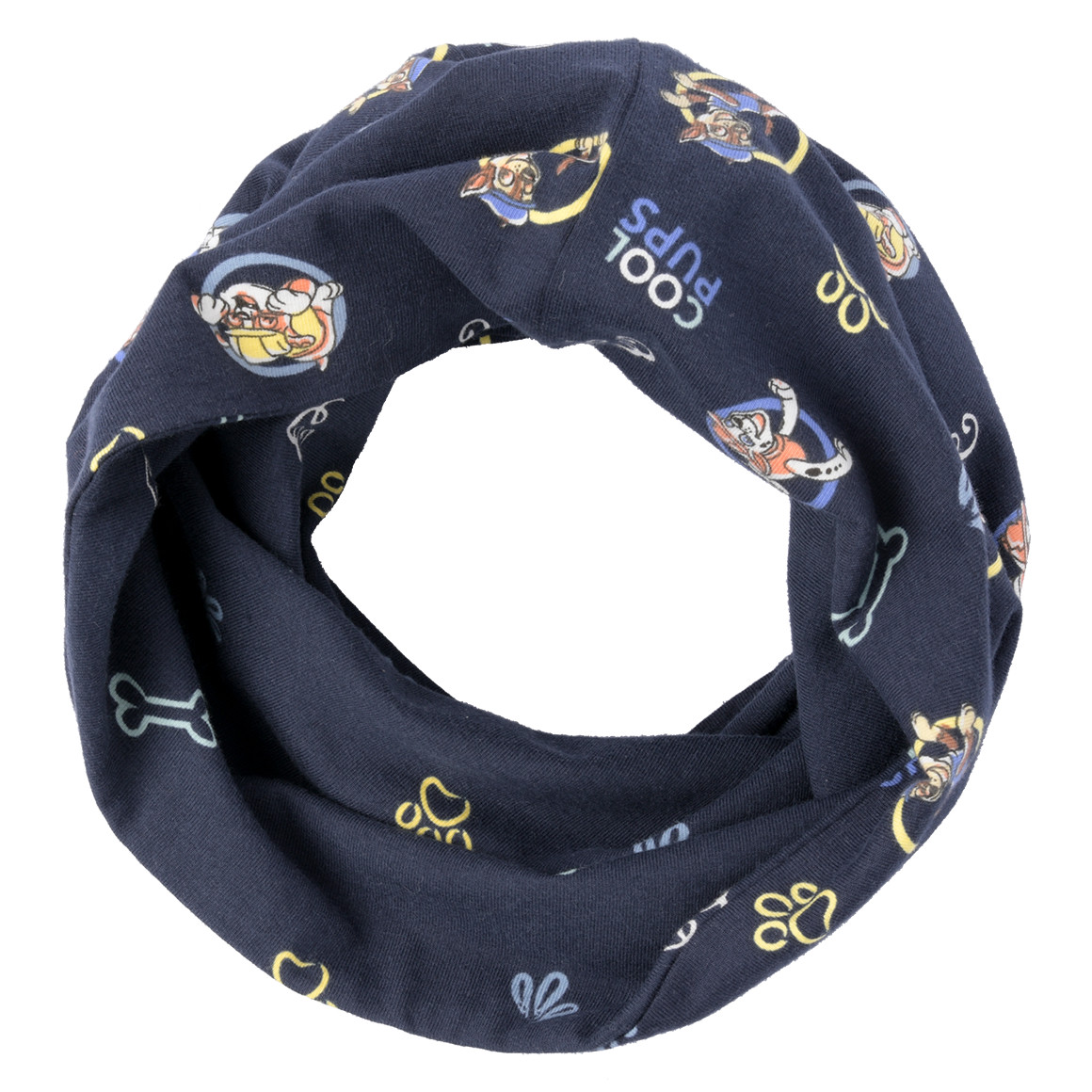 Topolino PAW Patrol Snood mit Allover-Print dunkelblau / hellgelb / hellblau