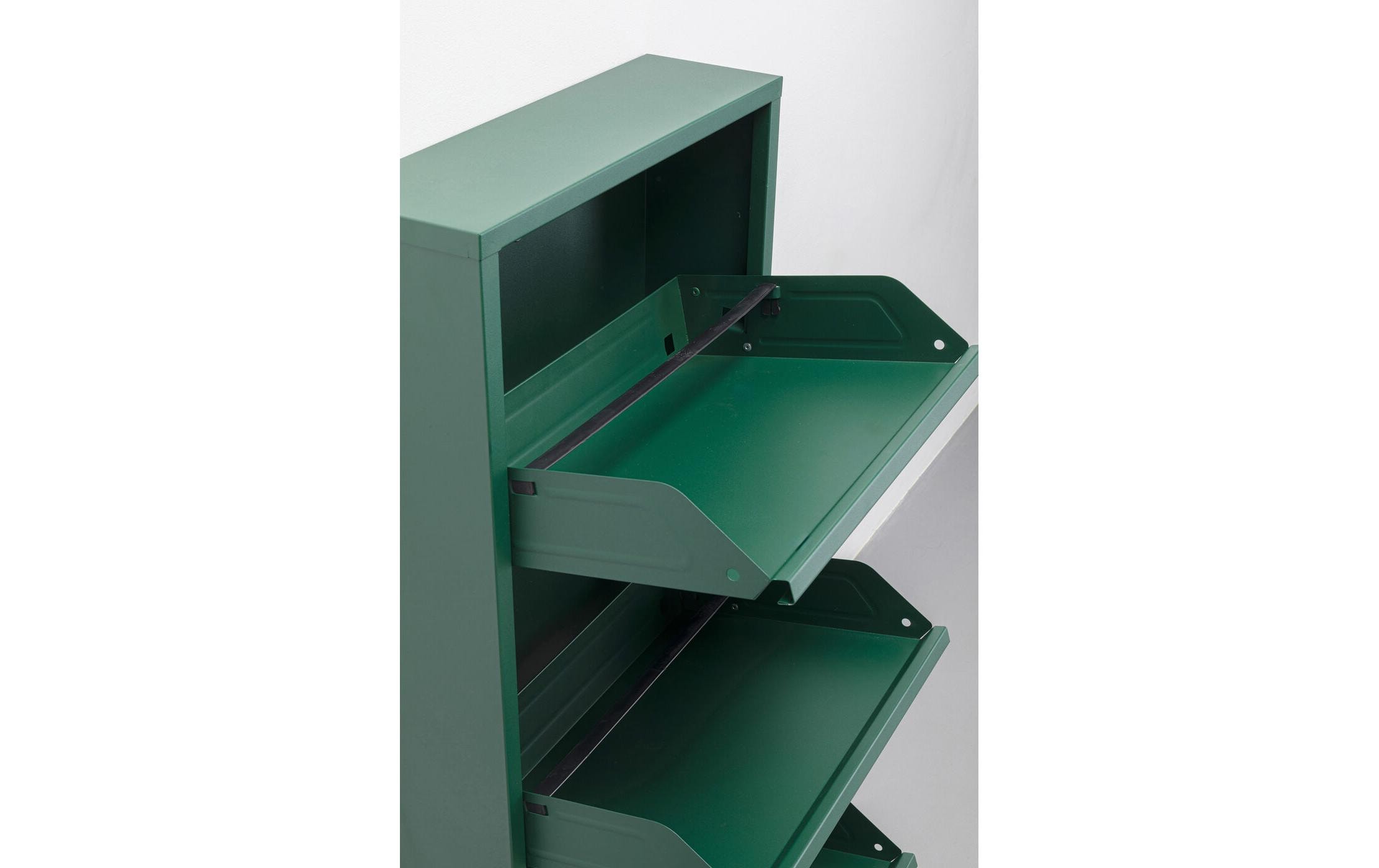 Schuhschrank Caruso 3-er, 50 x 103 cm, Grün<br>Schuhschrank