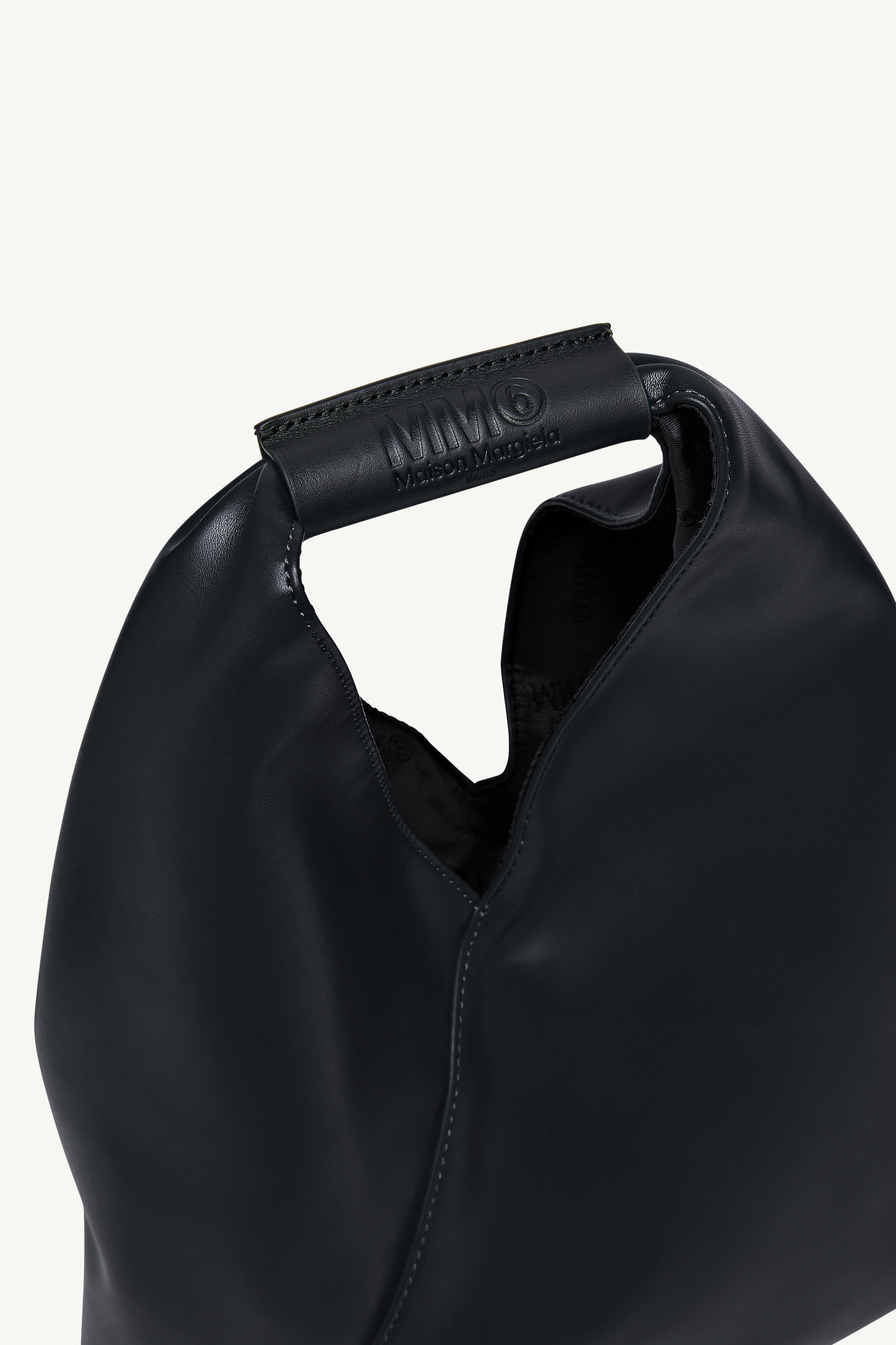 Japanese Sac à nœud - Cuir Noir