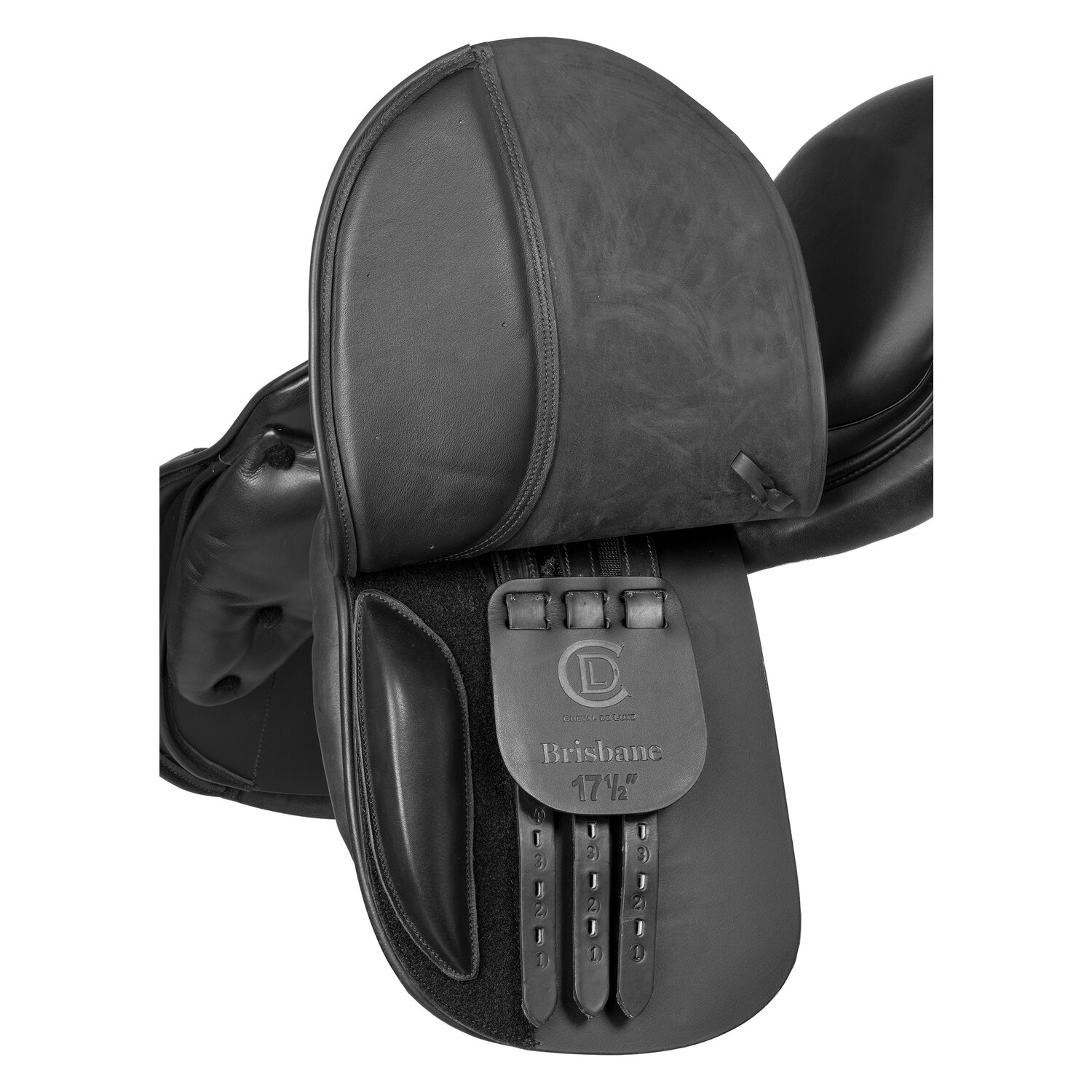 Cheval de Luxe Vielseitigkeits-Sattel Brisbane  - schwarz - 17.5
