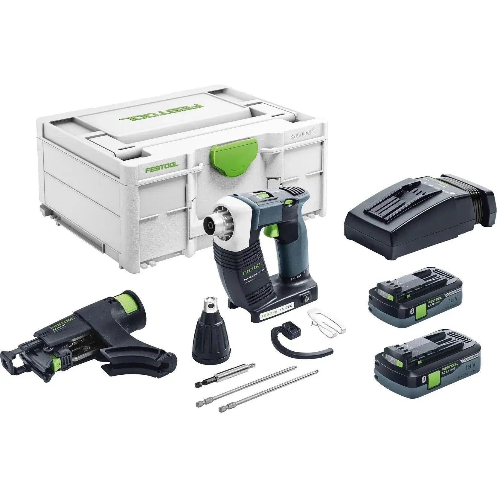 Festool DWC 18-4500 HPC 4,0 I-Plus Accu bandschroefmachine DURADRIVE - 576502