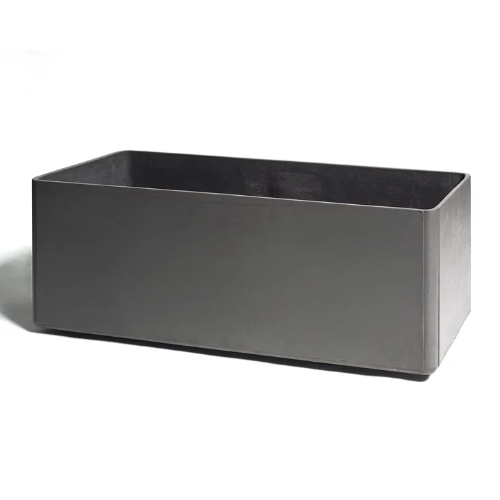 Eternit - Delta Pflanzgefäss 45 x 45 x 120 cm, anthrazit