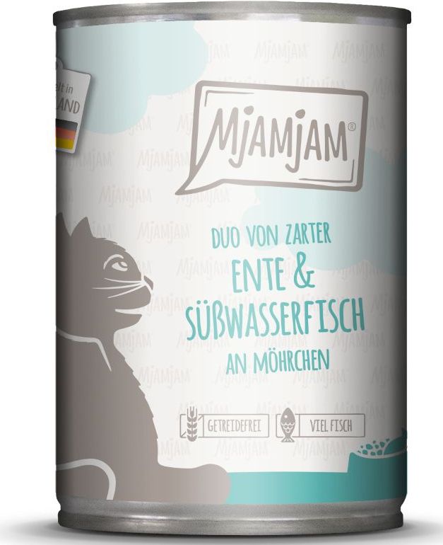 MjAMjAM - Duo - Kattenvoer - 6 x 400g - Vleescombinaties - Graan- en Suikervrij