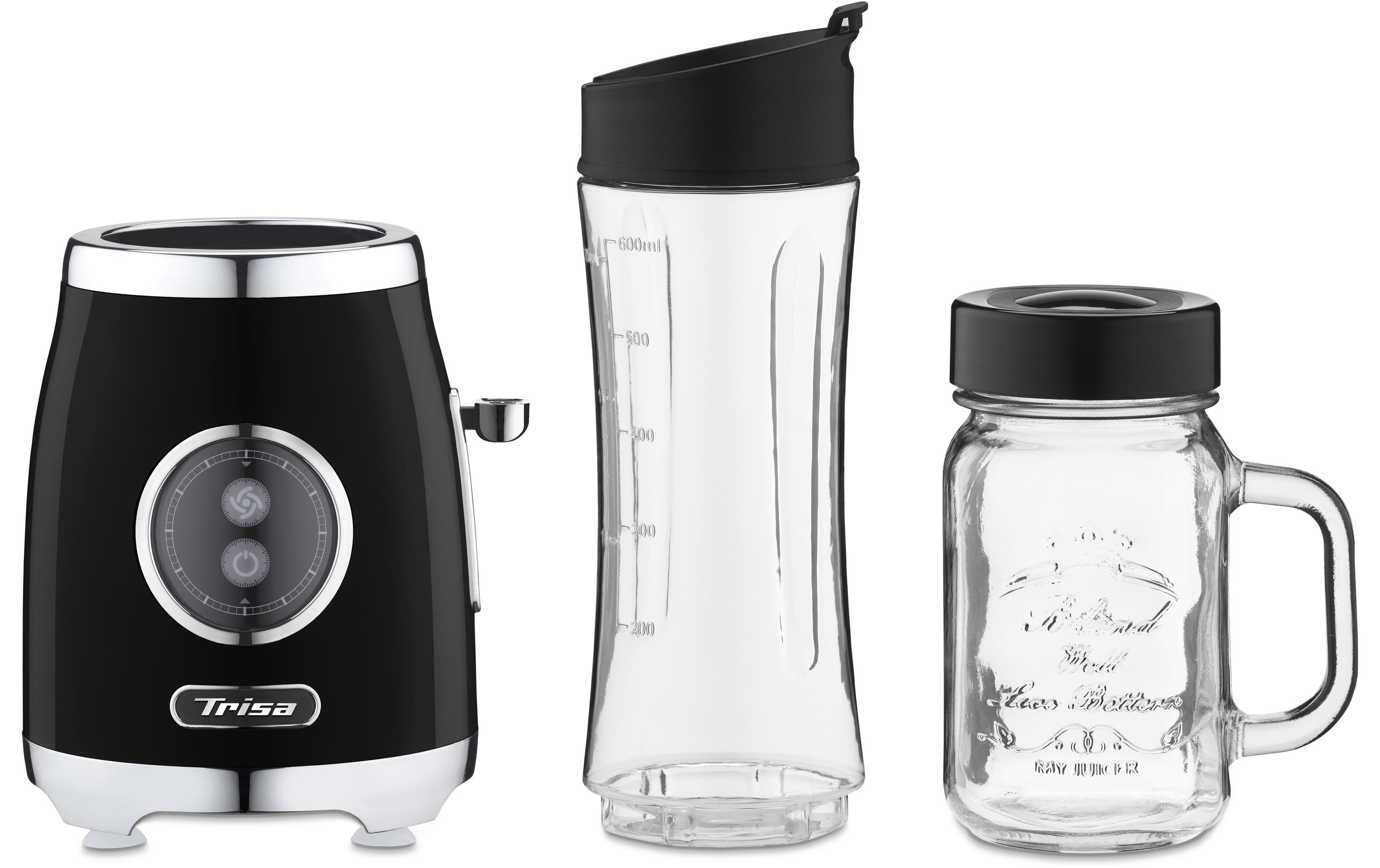 Standmixer Mix 'n' Joy SchwarzBlender mit Glaskrug und Edelstahlklinge