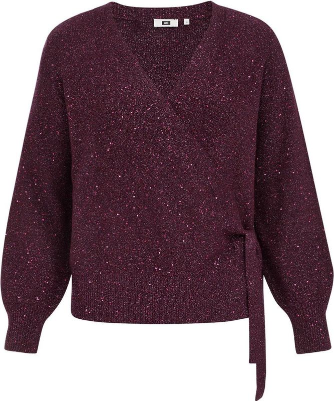 WE Fashion - Overslagvest - Zwart - Curve