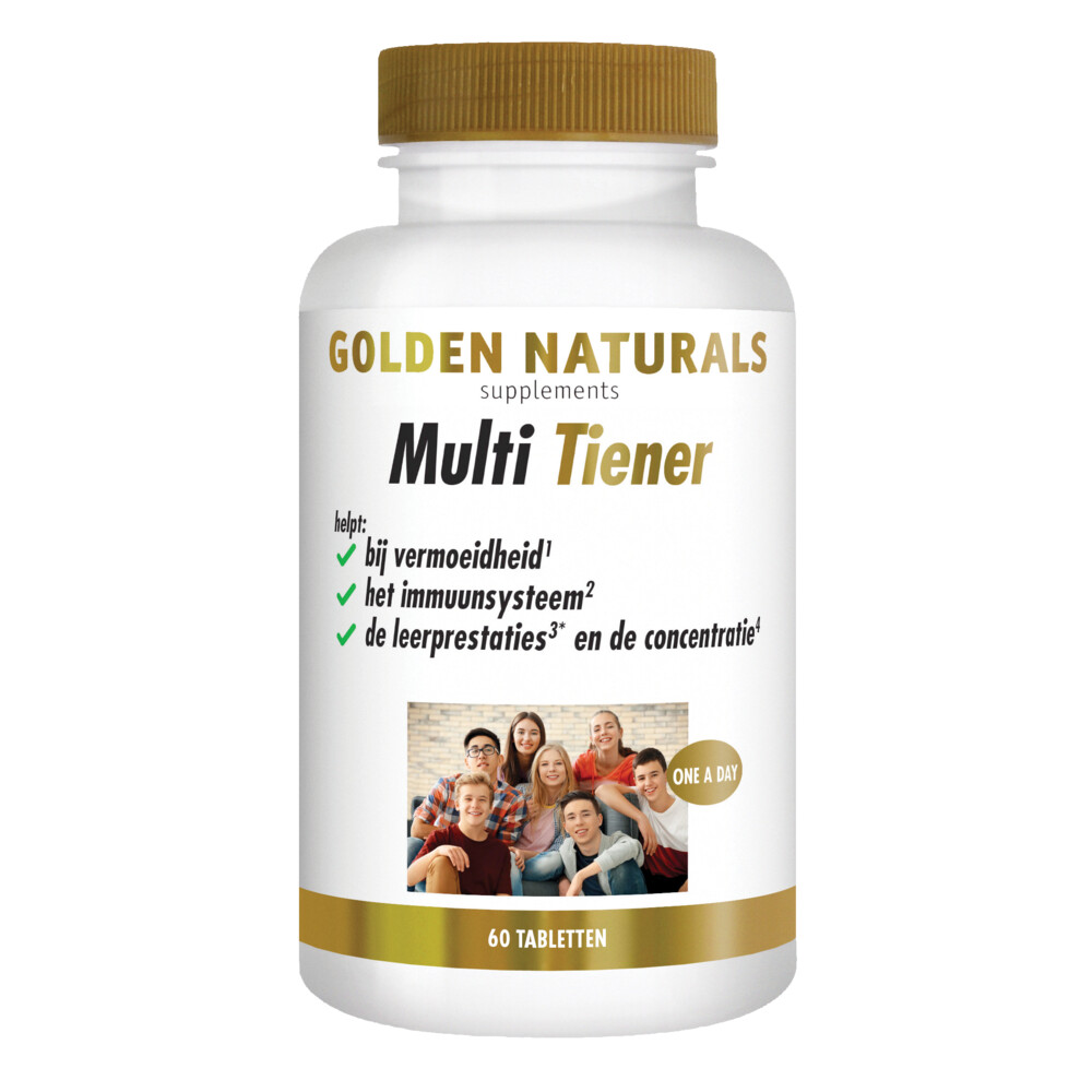 Golden Naturals Multi Tiener60 tabletten