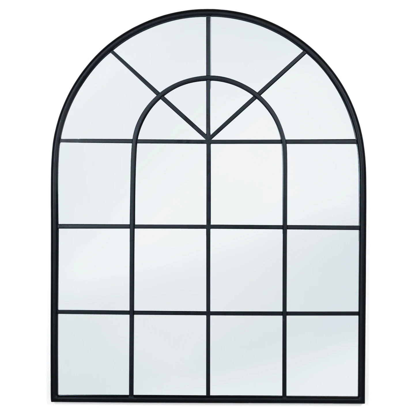 Miroir verrière arche design industriel 80x100 cm