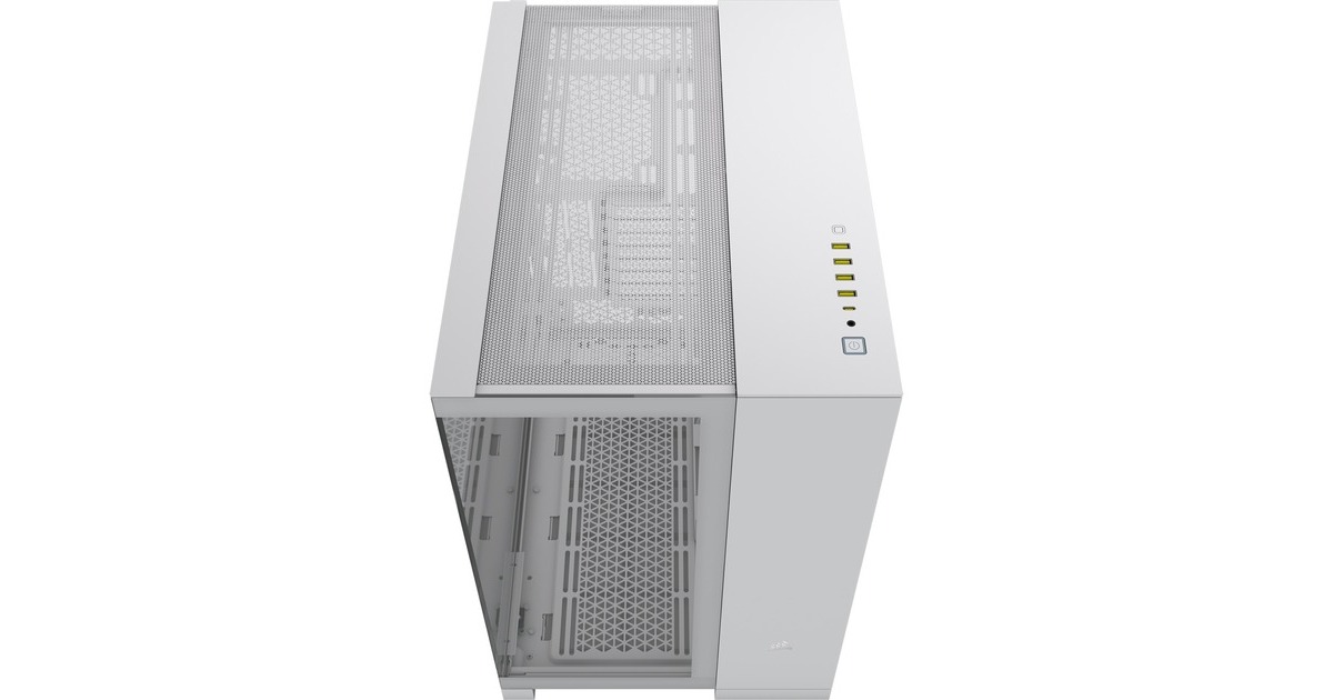 Corsair6500X midi tower behuizing  (Wit | 4x USB-A | 1x USB-C | Tempered Glass)