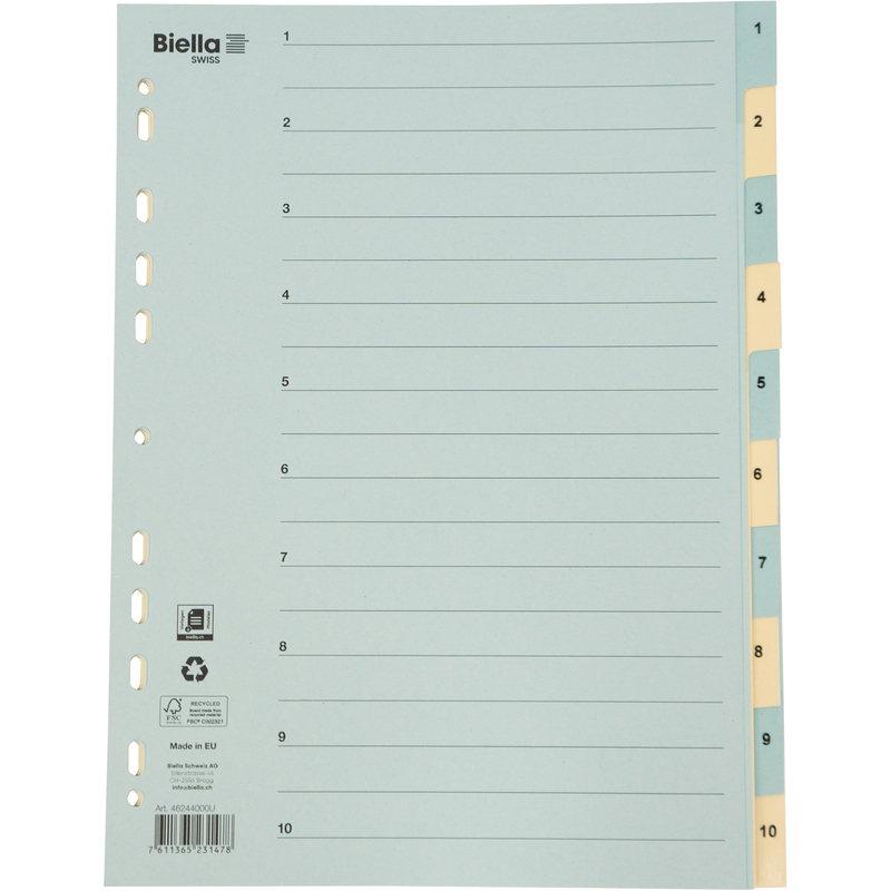 Biella Register, A4, 1-10