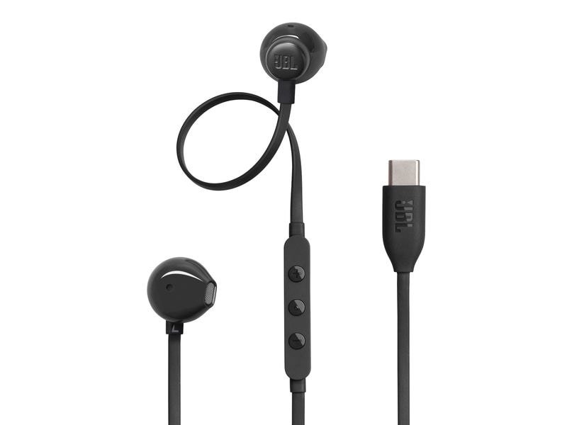 JBL In-Ear-Kopfhörer Tune 305C Schwarz Kabelgebundener Hi-Res-Kopfhörer