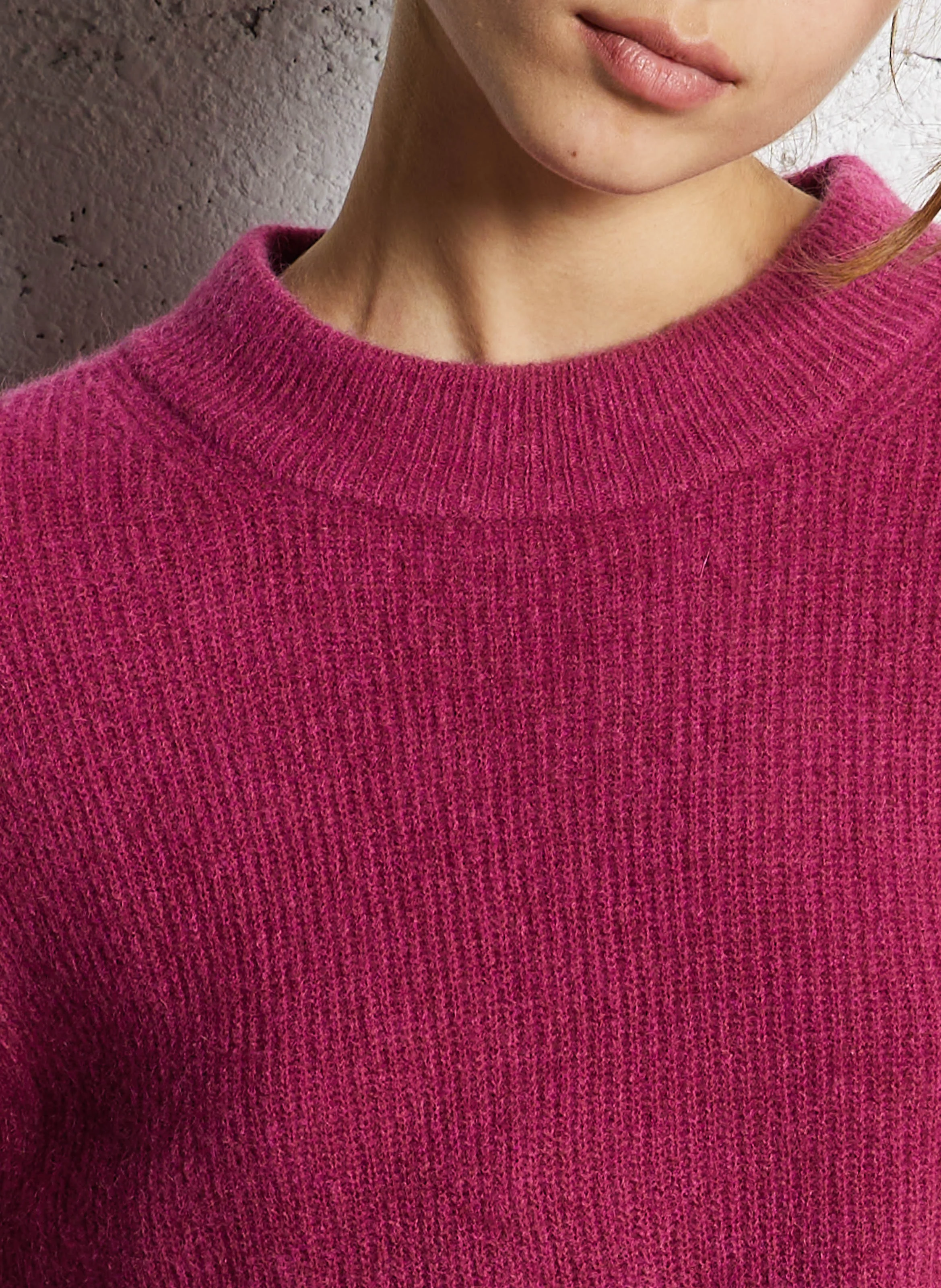 PUMPKIN - Pull col rond ample | Rose