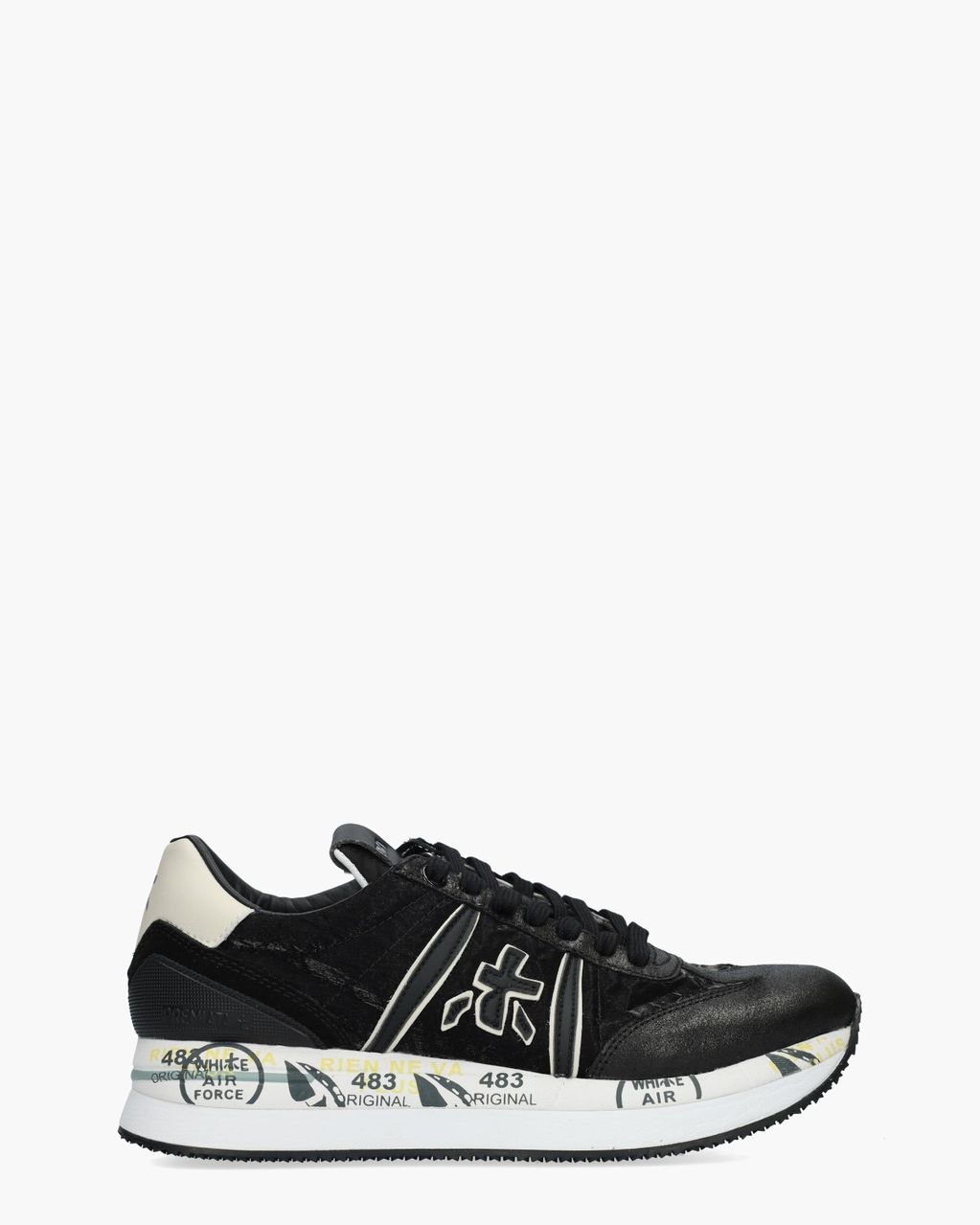 Premiata Conny 6987 Zwart Damessneakers