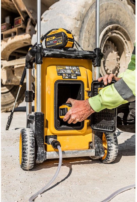 DeWALT DCMPW1600N-XJ Accu Hogedrukreiniger 2x18V Li-ion - 6m Slang en Toebehoren