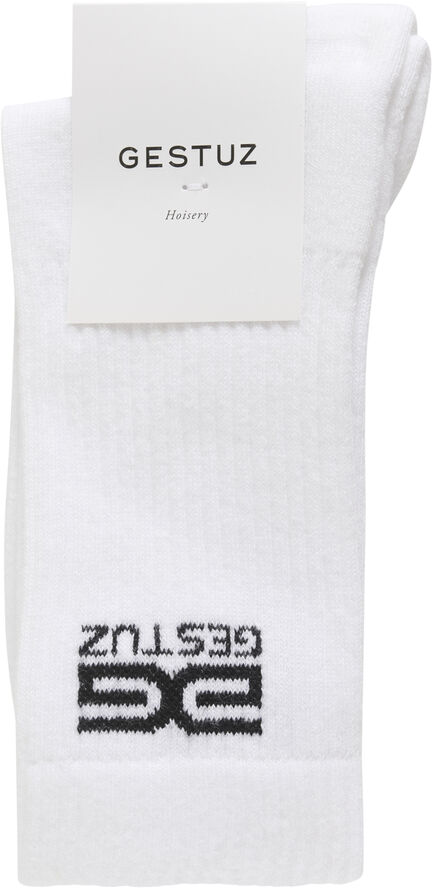 Gestuz GestuzGZ new logo socks Bright white
