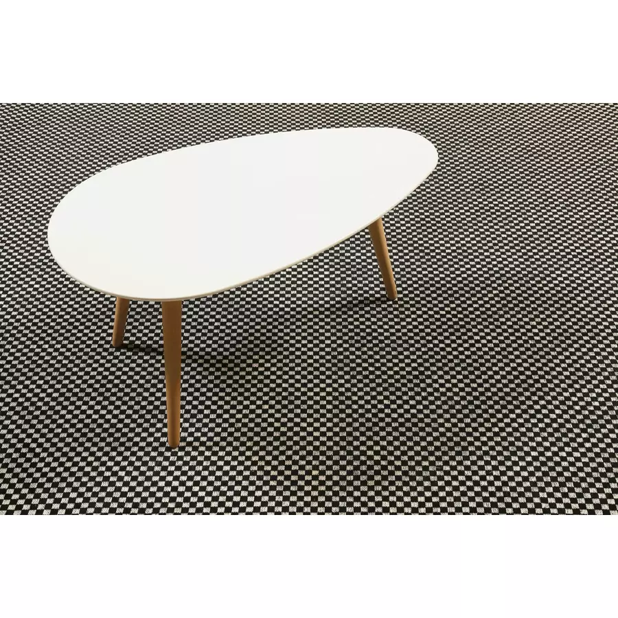 Esprit Kurzflorteppich Paulsen schwarz