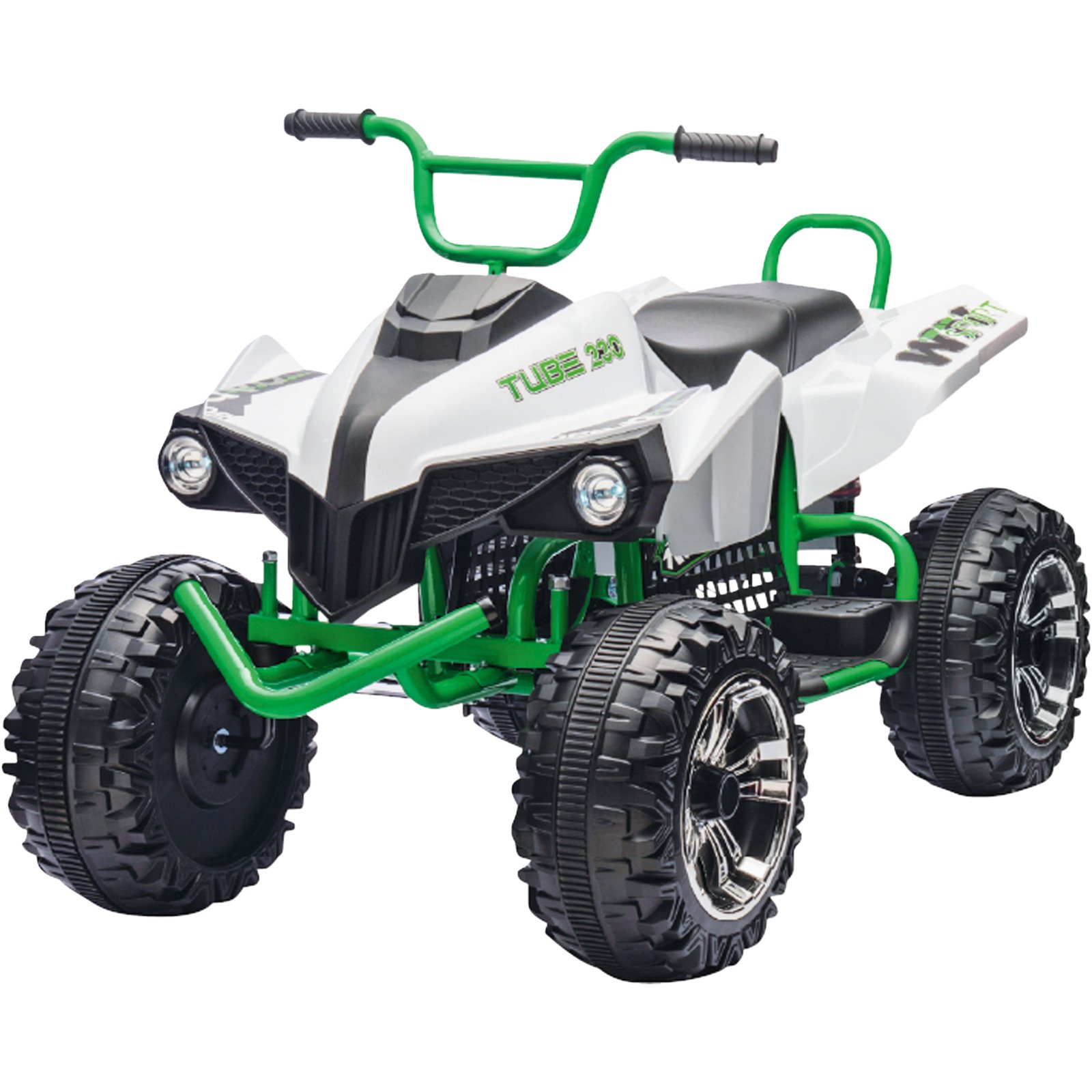 Xootz Metal ATV 12V Ride-On weiss-grün