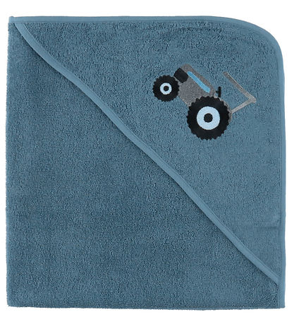 Nørgaard Madsens Babyhandtuch - 100x100 cm - Mittel Blue m. Tra
