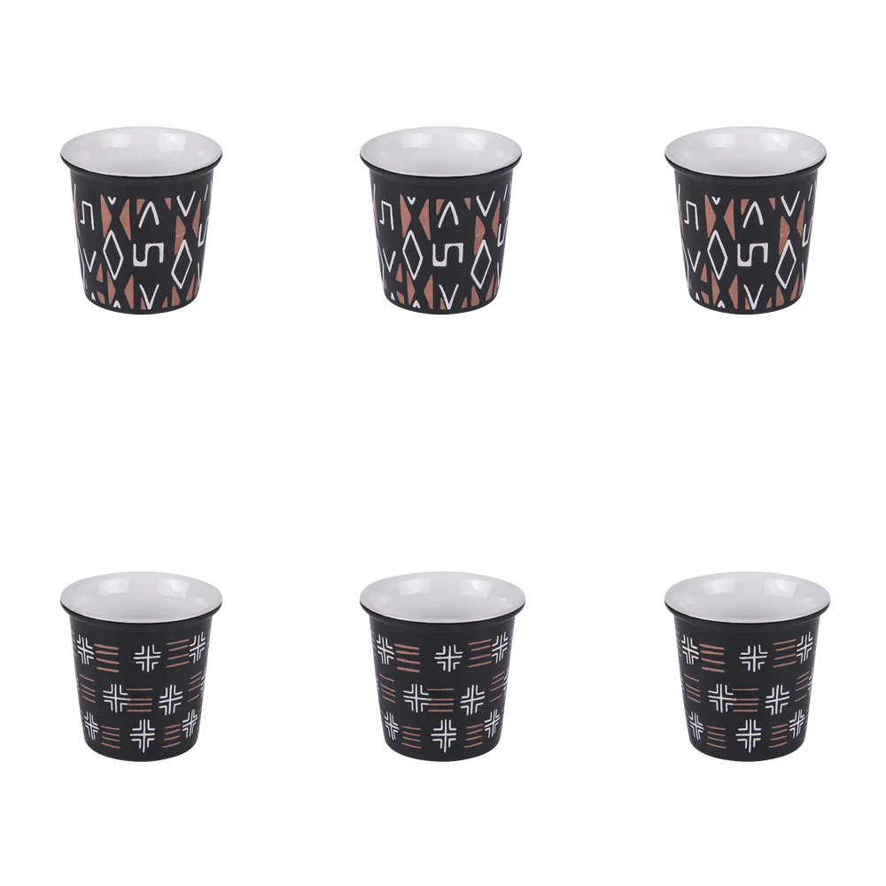 Coffret de 6 tasses Macao 18 cl Table passion