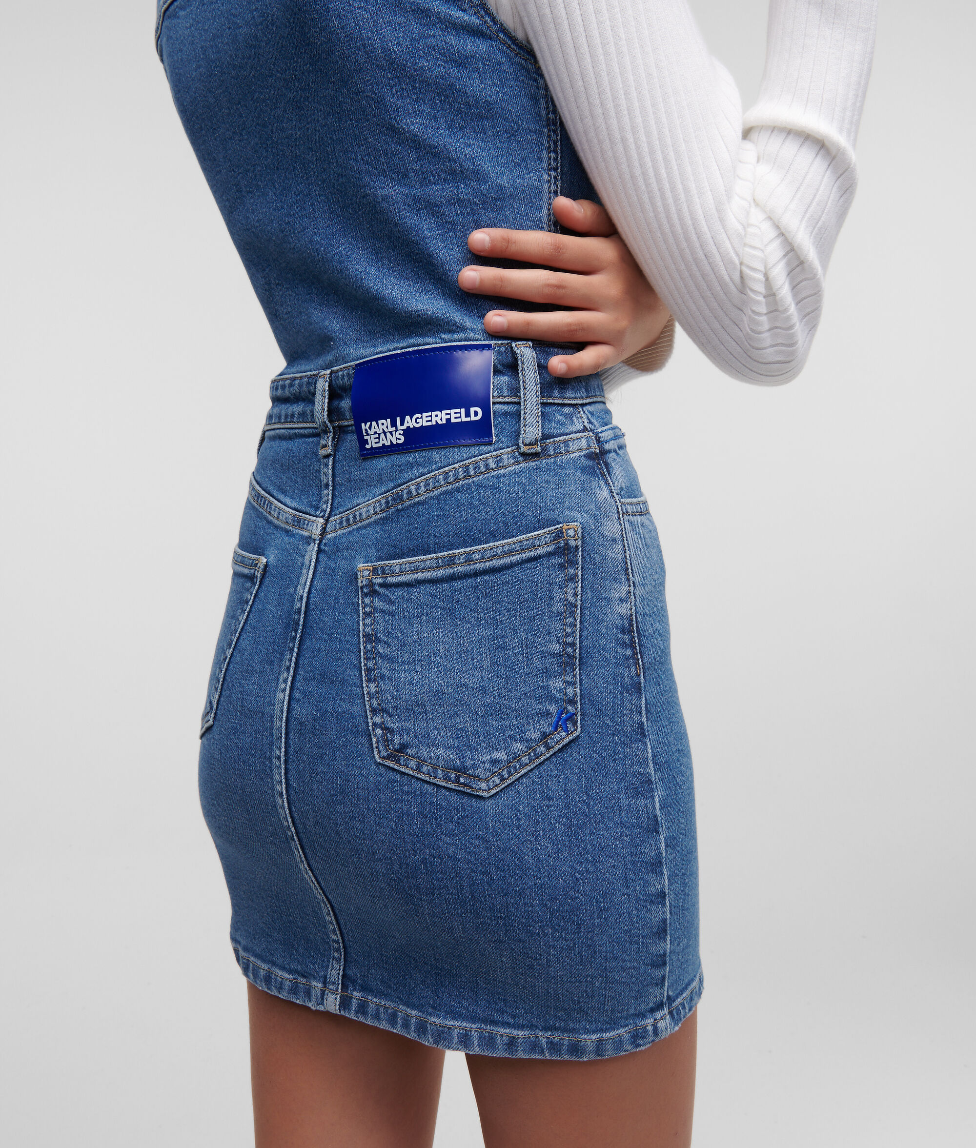 ROBE EN JEAN SANS MANCHES KLJ