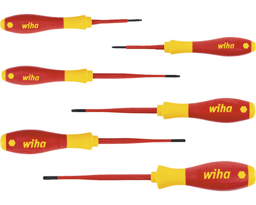 Wiha SoftFinish electric slimFix TORX® 6-delige schroevendraaierset