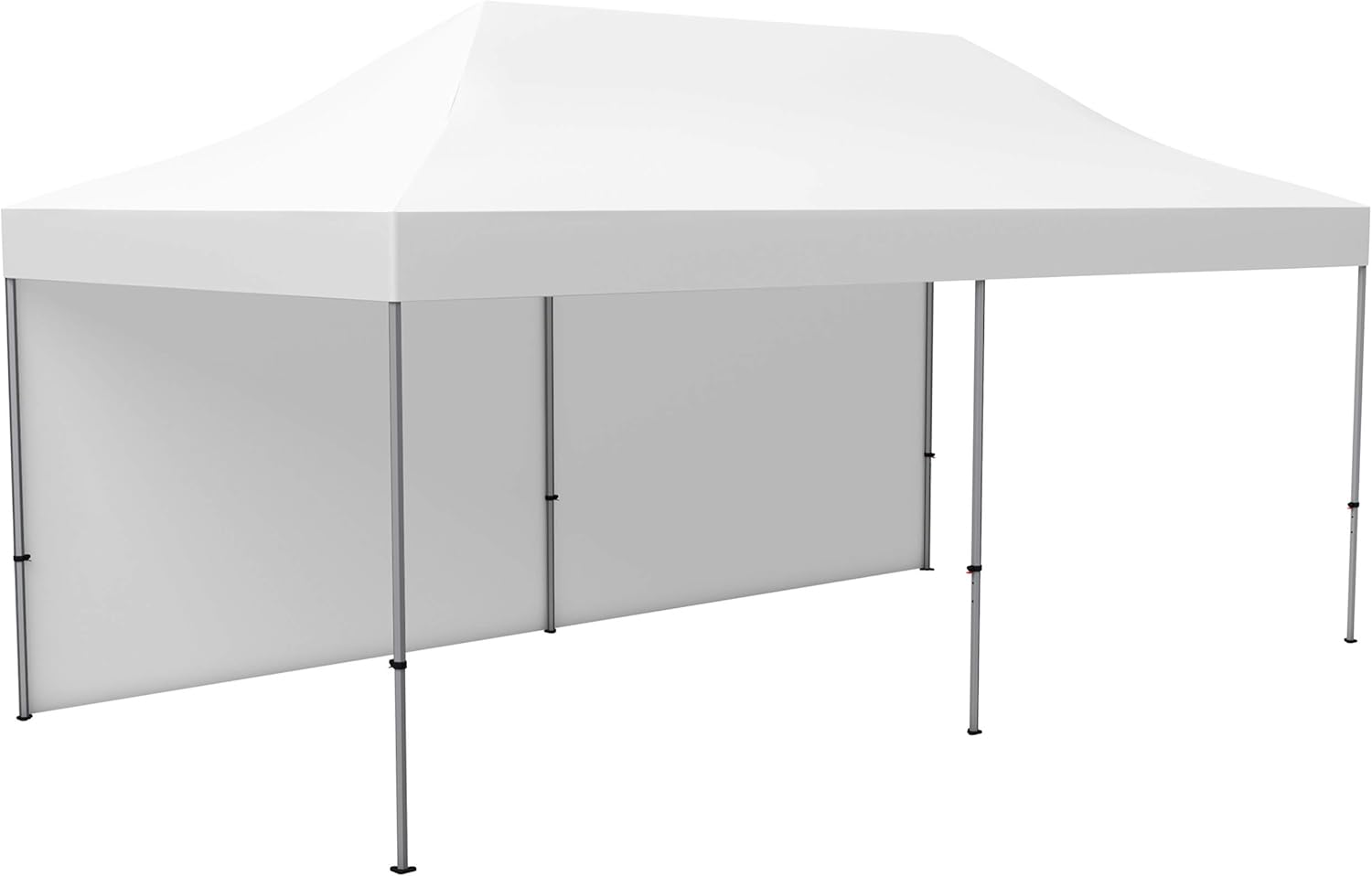 Vispronet Profi Faltpavillon Basic 3x6 m in Weiß - Scherengittersystem - 1 Zeltwand (weitere Farben & Größen zur Auswahl)
