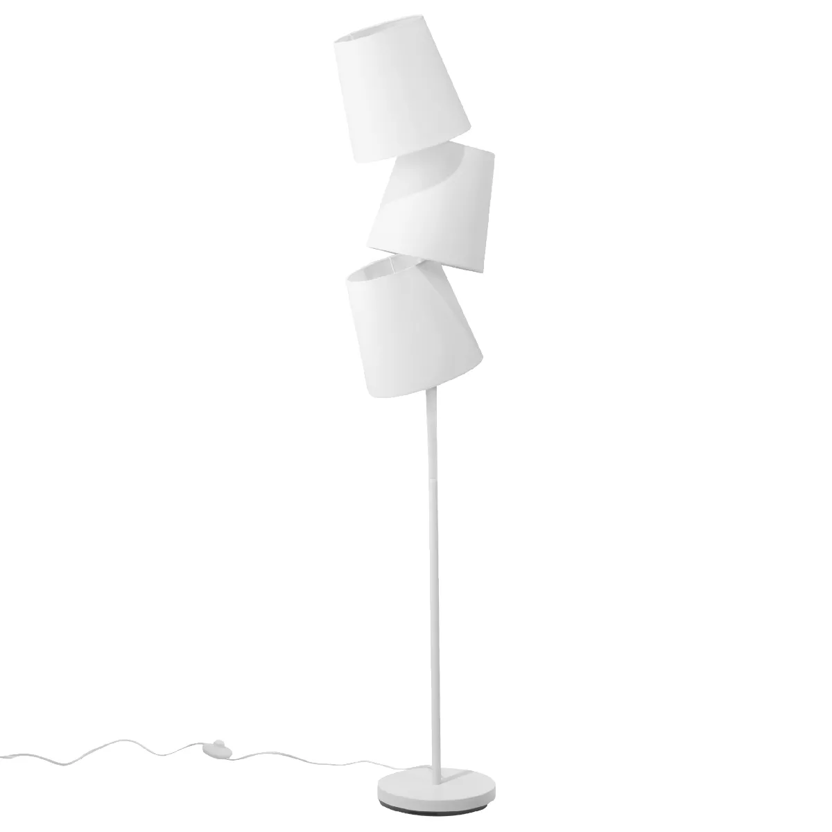Beliani RIO GRANDE Lampadaire - Blanc