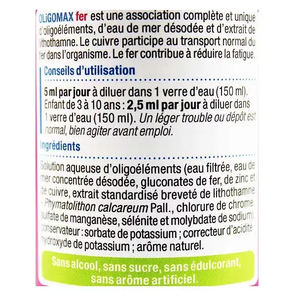 Nutergia Oligomax Fer 150ml