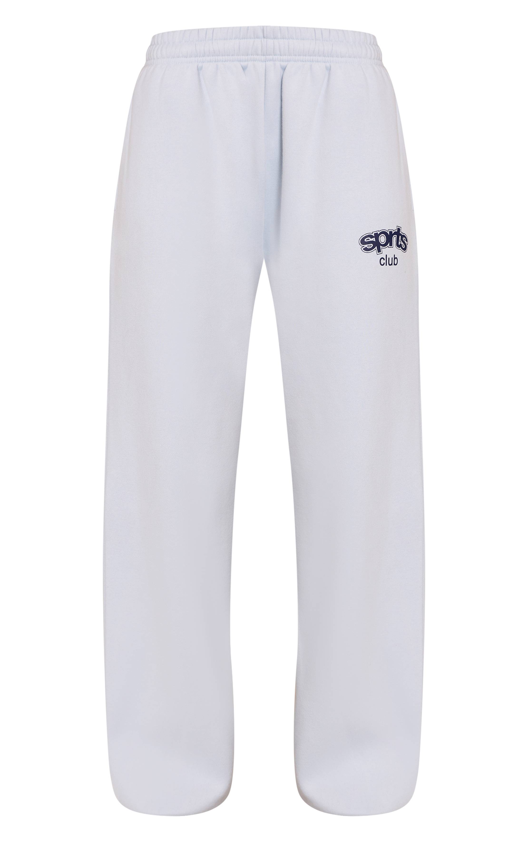 Bleu Clair Pantalon De Jogging À Revers Plt Sports Club