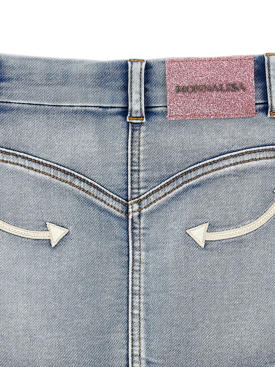 Monnalisa Minnie Denim Skirt