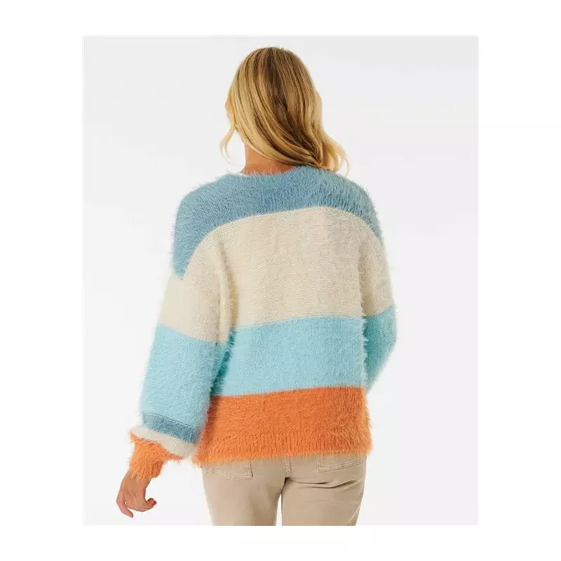 Pull femme RIPCURL Sunrise Sessions Sweater Light Blue XS