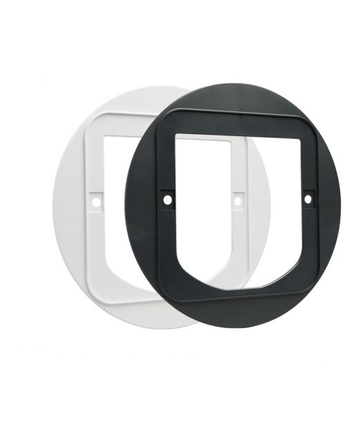 Sureflap Microchip Kattenluik Bevestigingsadapter - Kattendeur - Grijs Wit
