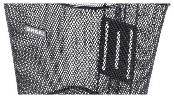 BASIL Panier À Vélo Bremen Fm 25 X 34 X 28 Cm - Noir (Sans Support)