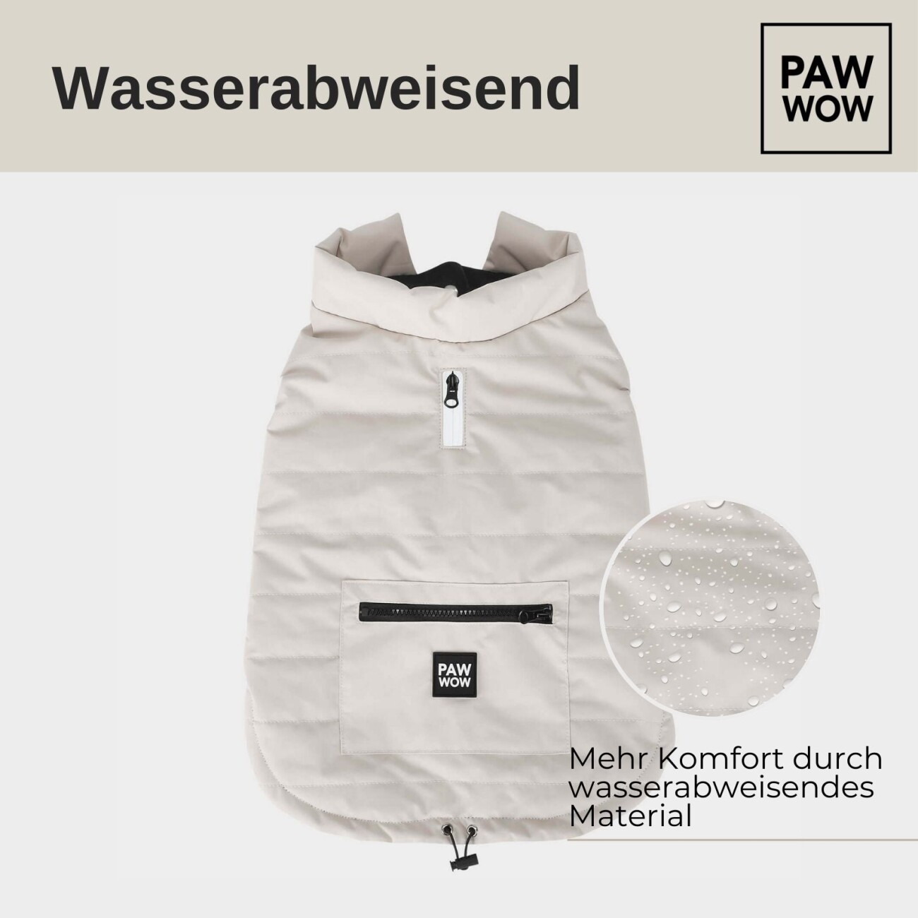 PAW WOW Hundejacke TONI Beige XS