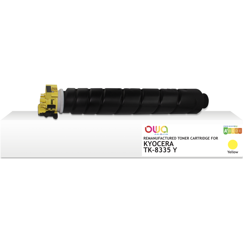 Toner remanufacturé OWA - standard - Jaune - pour KYOCERA TK-8335 Y