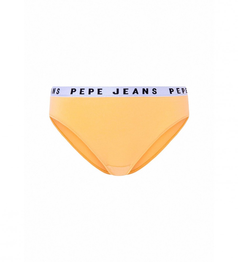 Cuecas culote amarelas lisas da Pepe Jeans