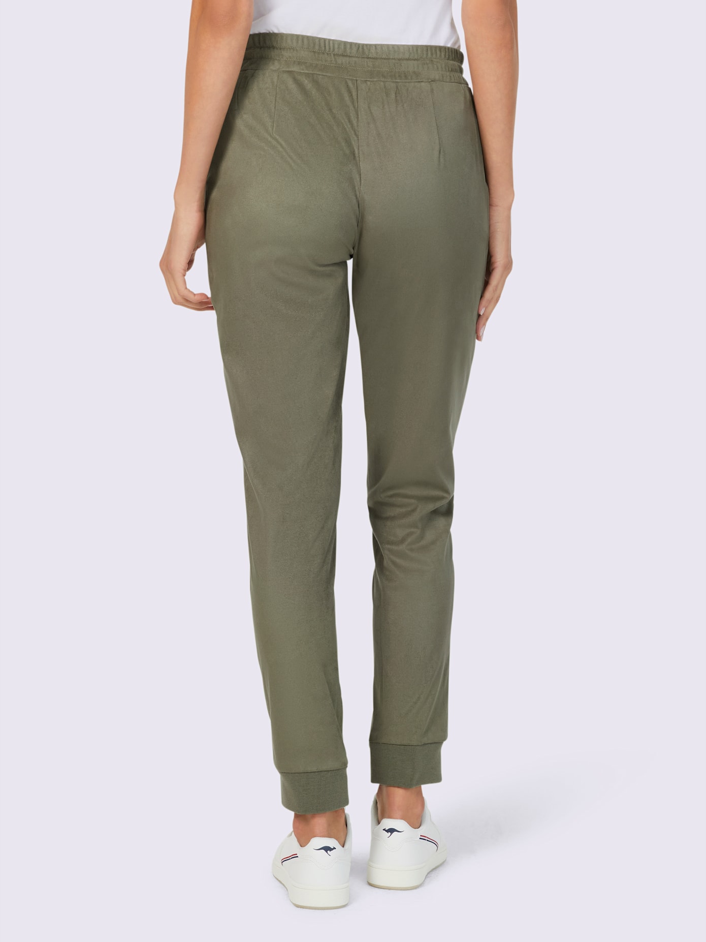 Pantalon imitation cuir velours douce