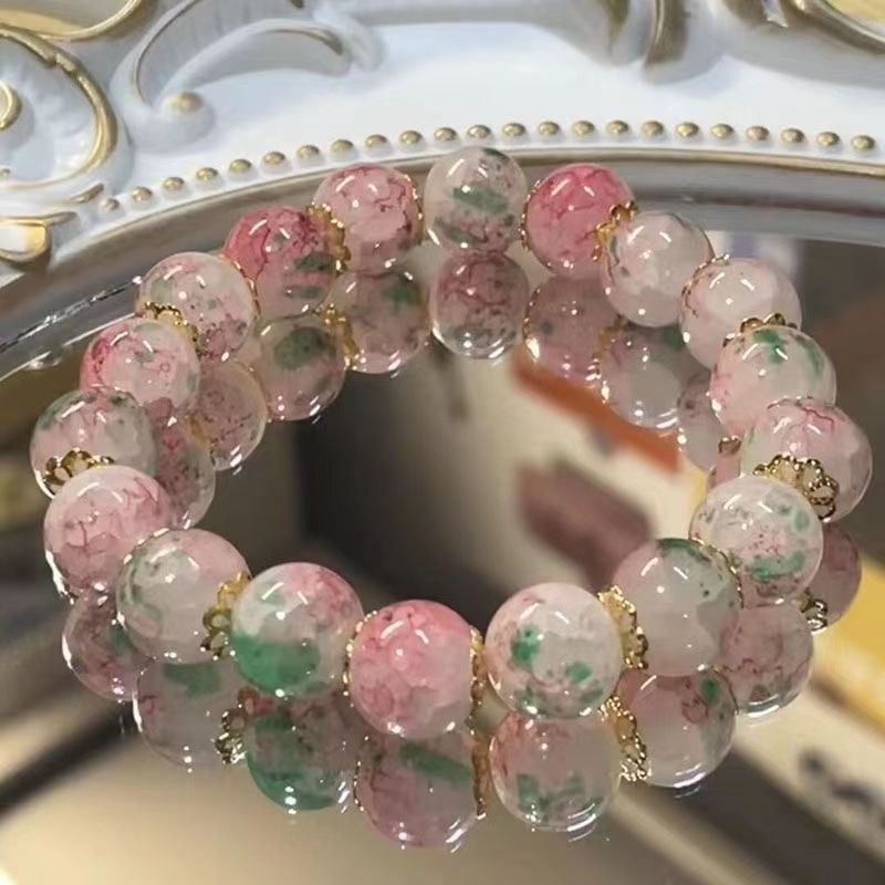 Irenna - Armband met nep kattenoogkralen (verschillende ontwerpen)
