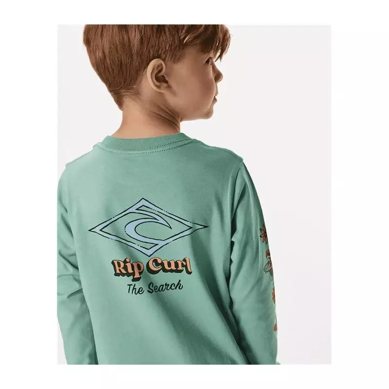 Teeshirt junior RIPCURL Shred Town Ls Tee - Boy Dusty Green