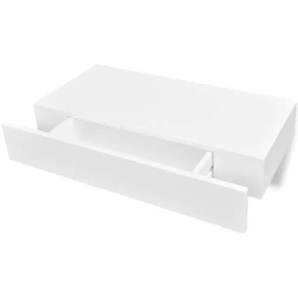 vidaXL - Wandplank - Wit - MDF